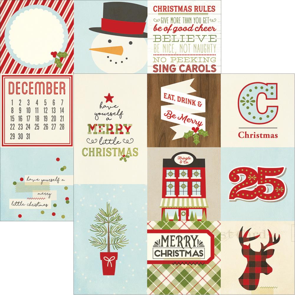 Classic Christmas - 4x4 / 4x6 inch Elements 30,5x30,5 cm - zum Schließen ins Bild klicken